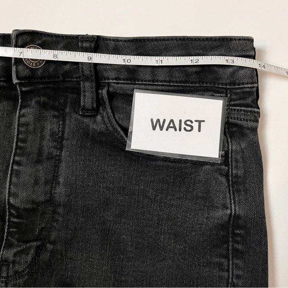 American Eagle Highest Rise Jegging 10 SHORT petite black stretch high waist - Picture 8 of 12